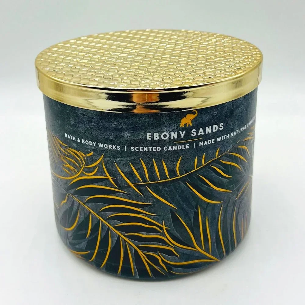 BBW Ebony Sands 3-Wick Candle - Picture 1 of 3